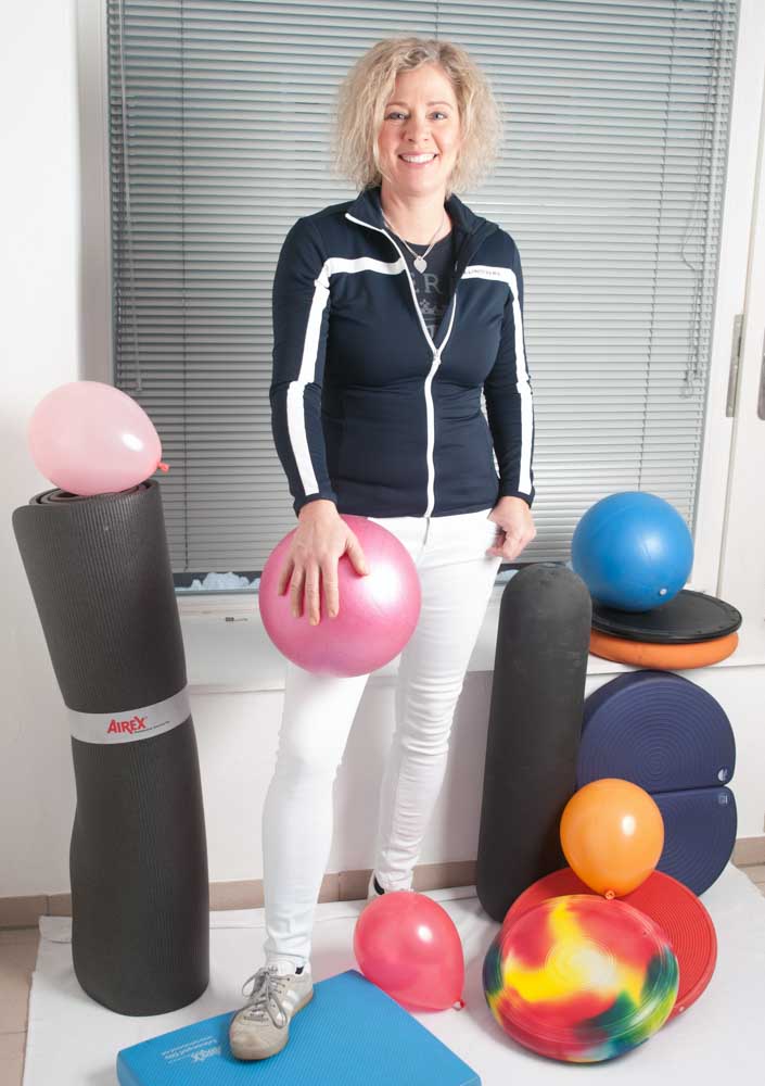 Neurophysio Gust Portrait mit Hilfsmitteln